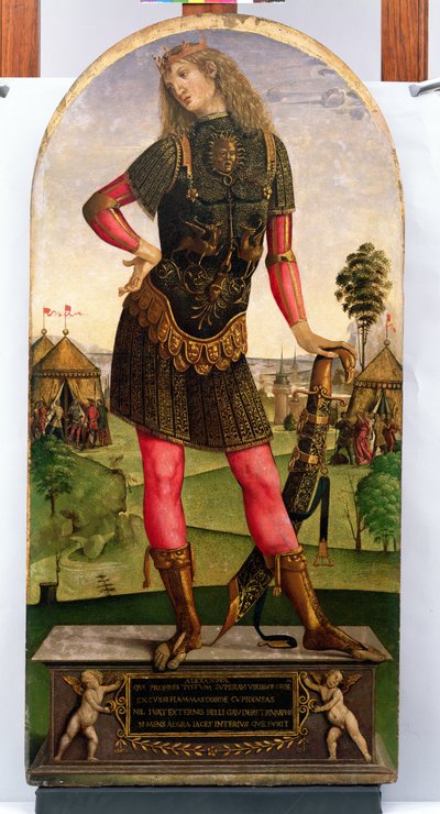 Alexander de Grote (356-323 v.Chr.) door Master of Griselda